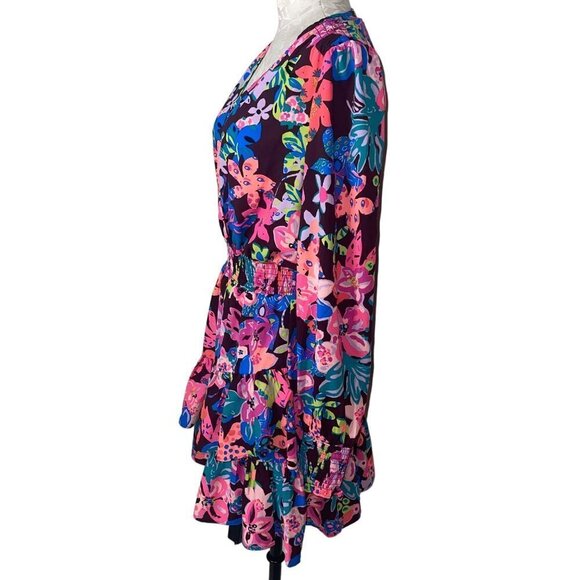 Lilly Pulitzer Womens Dress Size 4 Multicolor Stretch Cherry Ganache New - Picture 2 of 10
